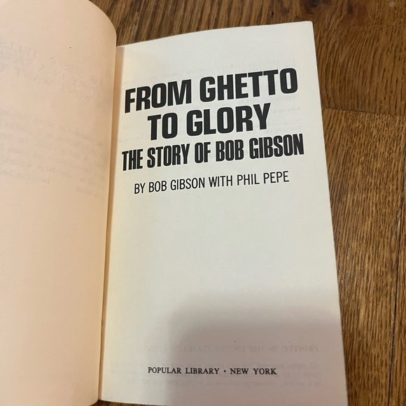 From Ghetto to Glory; the Story of Bob Gibson vintage paperback book - Picture 7 of 11